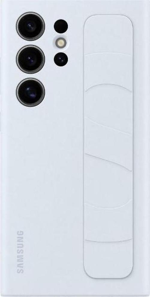 Galaxy S24 Ultra Kordonlu & Standlı Silikon Kılıf - Buz Mavisi