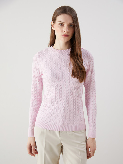 Modest Pembe Hırka