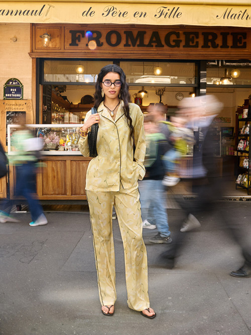 DREAM Sarı Pijama Takımı
