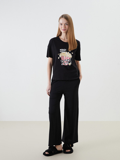 DREAM Siyah Pijama Takımı