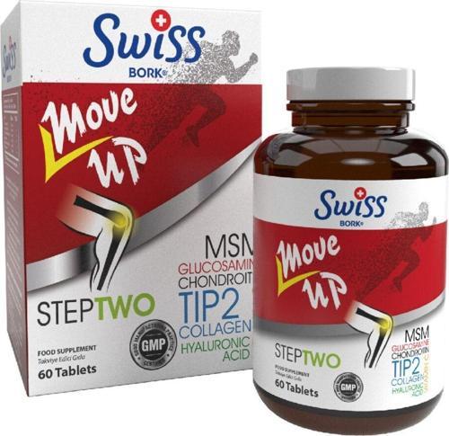 Bork Move Up Step Two Glukozamin Tip 2 Kolajen 60 Tablet ( Yeni Cam Şişe ) : 09,2025)