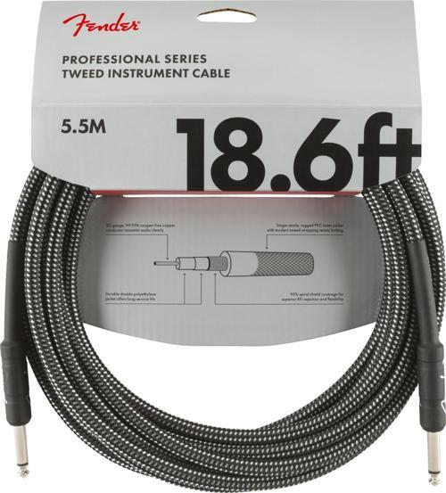 Professional 5m Gri Tweed Enstrüman Kablosu