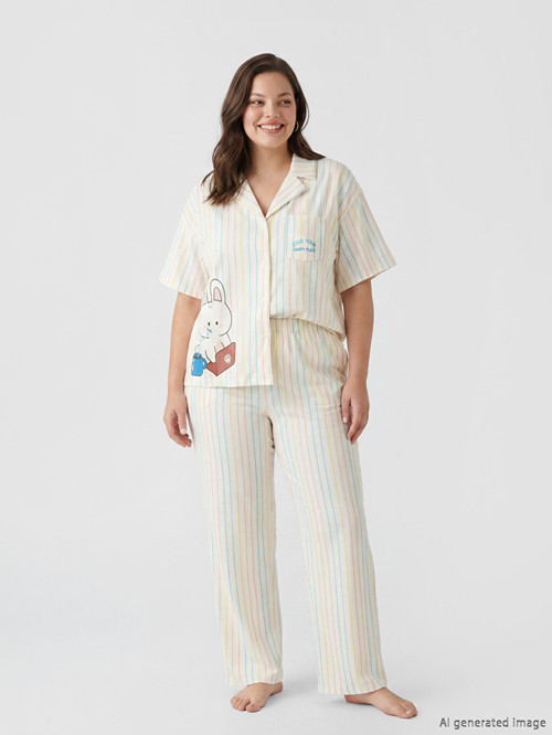 Young Ekru Pijama Takımı