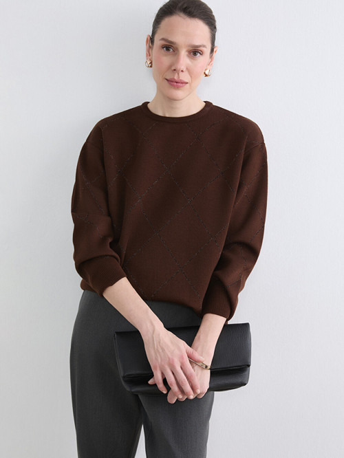 Grace Kahverengi Hırka