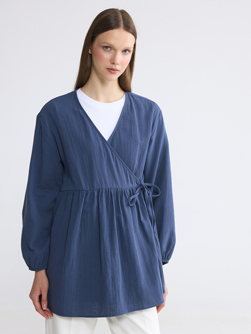 Modest Lacivert Hırka