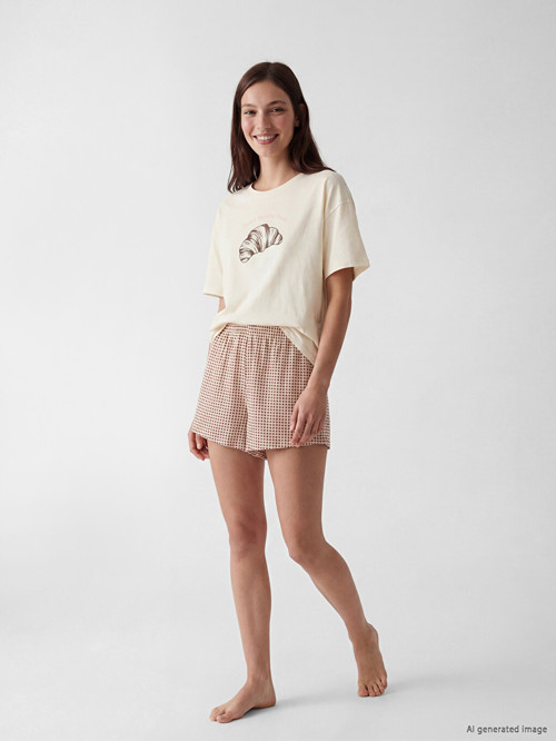 DREAM Kahverengi Pijama Takımı