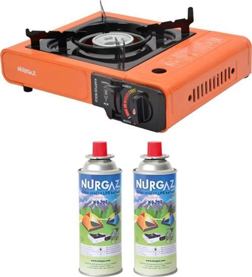 Ng 501 Tekli Portatif Turuncu Ocak + 2 Adet Kartuş