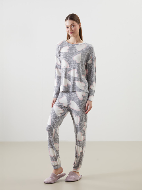 DREAM Gri Pijama Takımı