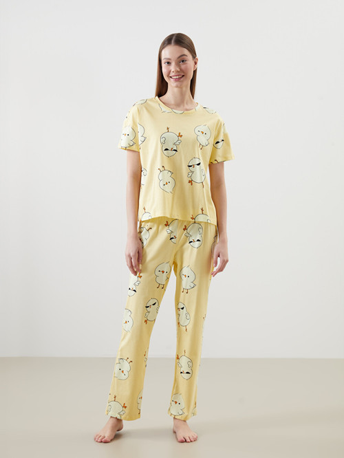 Young Sarı Pijama Takımı