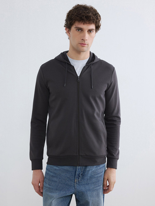 Basic Kahverengi Sweatshirt