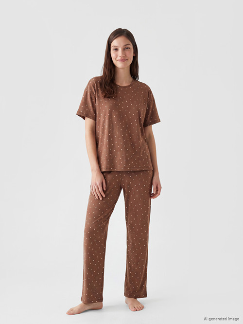 DREAM Kahverengi Pijama Takımı