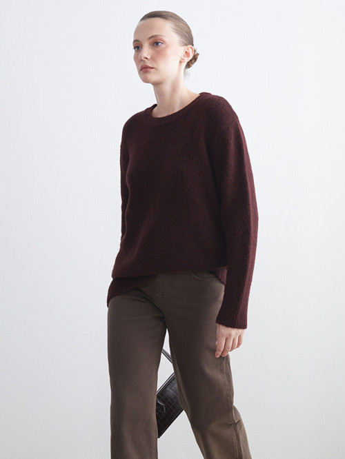 Classic Bordo Hırka