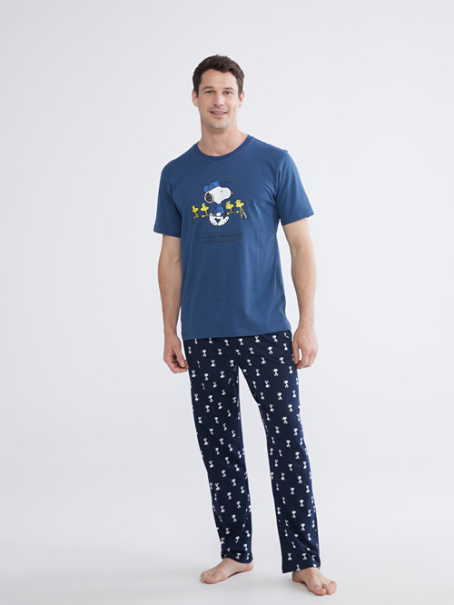 LC WAIKIKI Lacivert Pijama Takımı