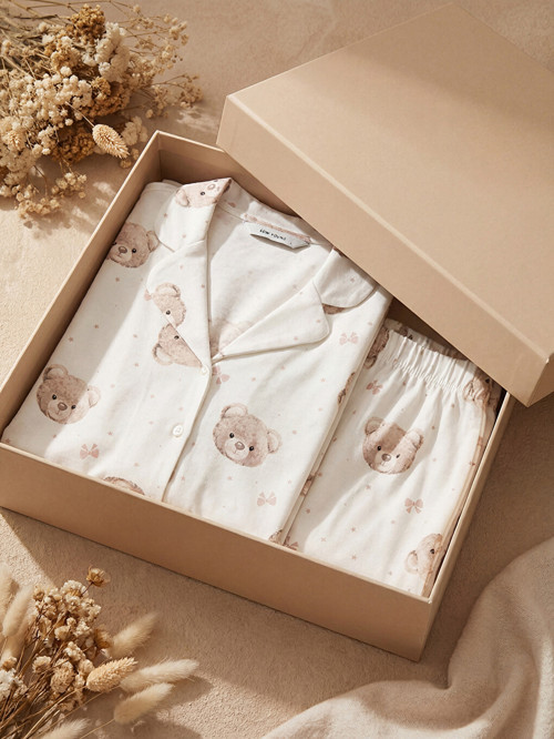 Young Ekru Pijama Takımı