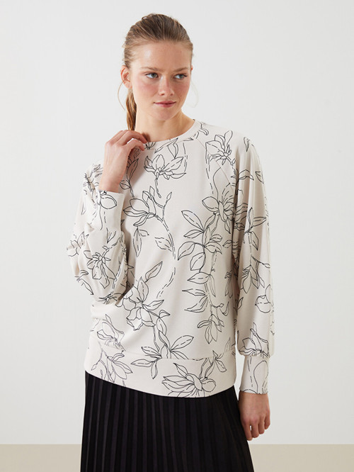Classic Bej Sweatshirt