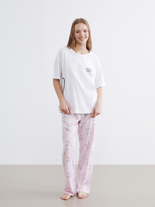 Young Pembe Pijama Takımı