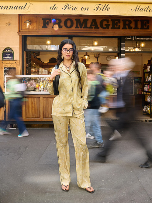 DREAM Sarı Pijama Takımı