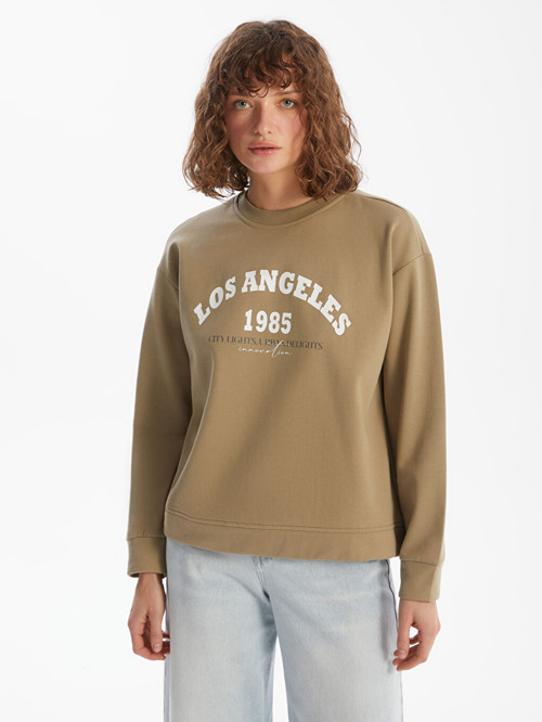 LC WAIKIKI Haki Sweatshirt