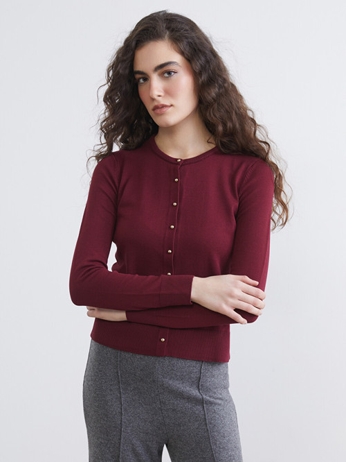 Vision Bordo Hırka