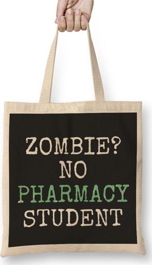 Zombie No Pharmacy Student Bez Çanta Uzun Saplı