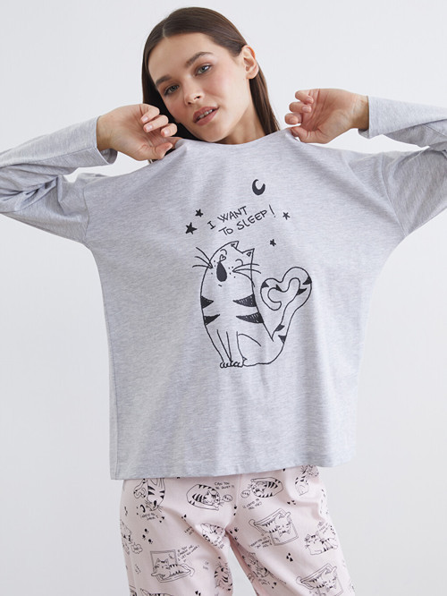 DREAM Pembe Pijama Takımı