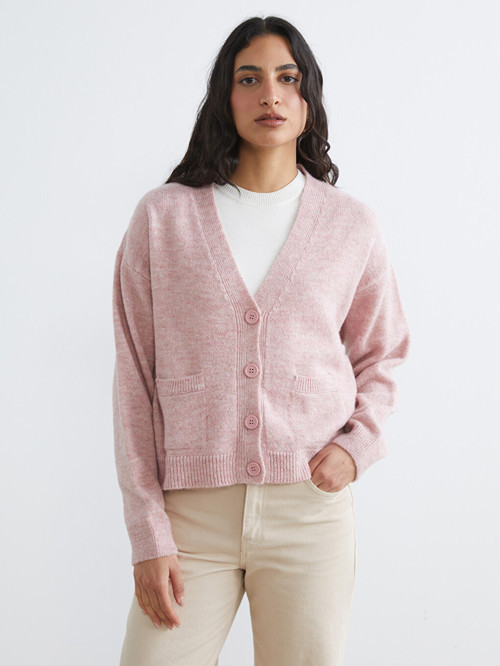 Modest Pembe Hırka