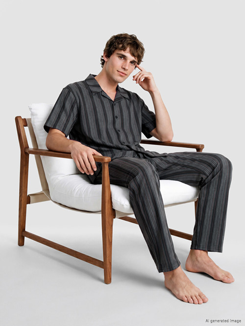 LC WAIKIKI Antrasit Pijama Takımı