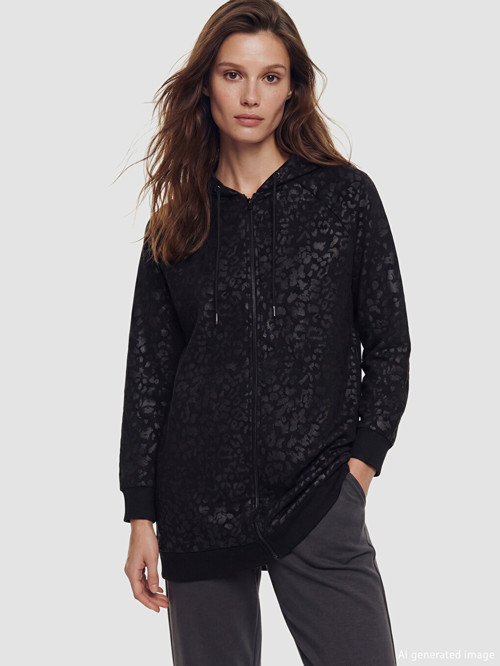 Modest Siyah Sweatshirt