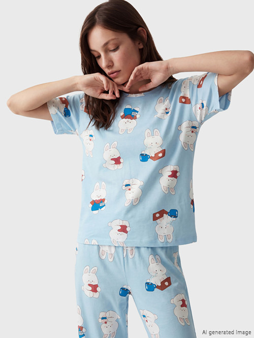 Young Mavi Pijama Takımı