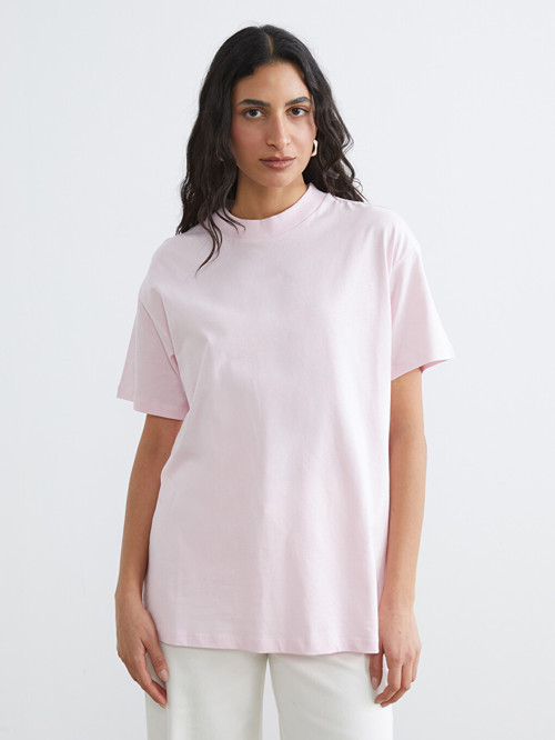 Modest Pembe Tişört