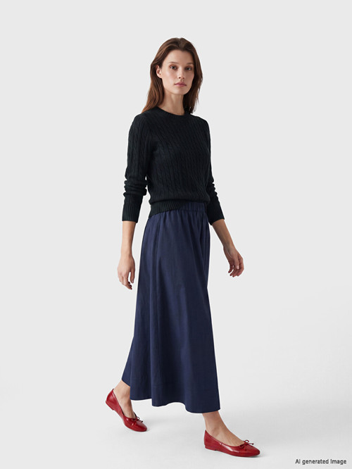Modest Lacivert Hırka