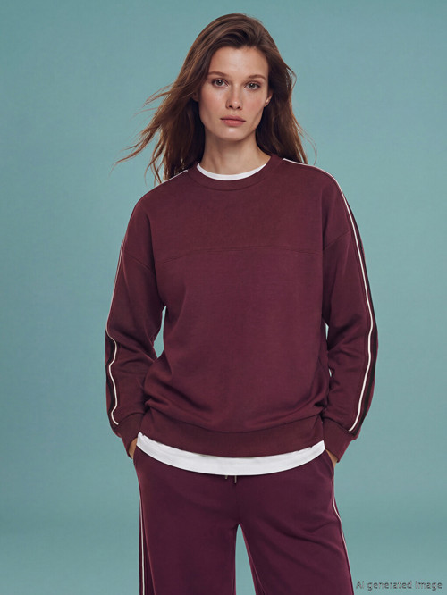 Modest Mürdüm Sweatshirt