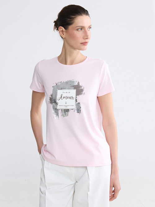 EVERYDAY Pembe Tişört