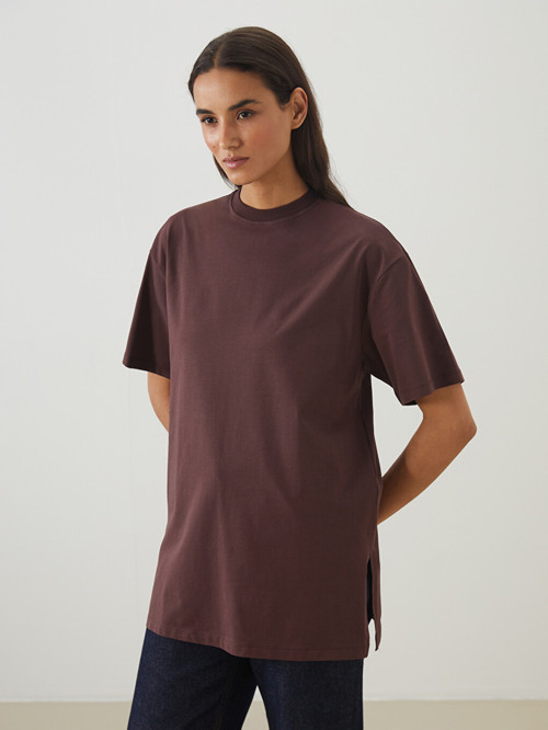 Modest Kahverengi Tişört