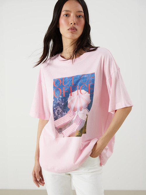 Vision Pembe Tişört
