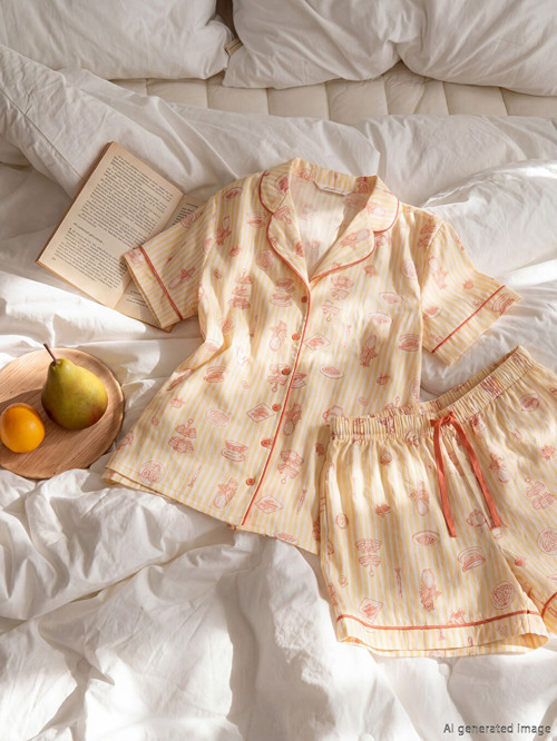 DREAM Ekru Pijama Takımı
