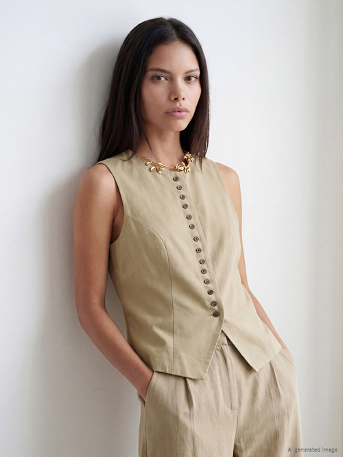 Modest Bej Ceket