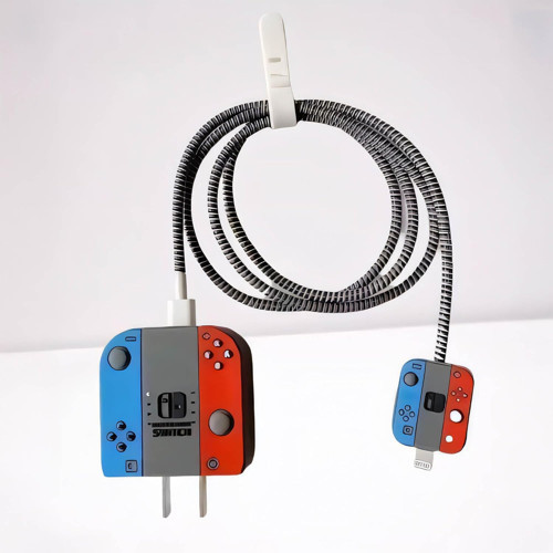 18w-20w Şarj Adaptörü ile Uyumlu Switch Tasarımlı Şarj Başlığı Şarj Kablo Koruyucu Set