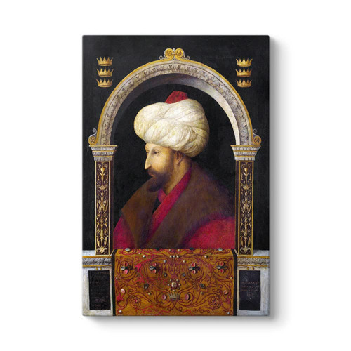 Gentile Bellini - Fatih Mehmet Portresi 40 x 60