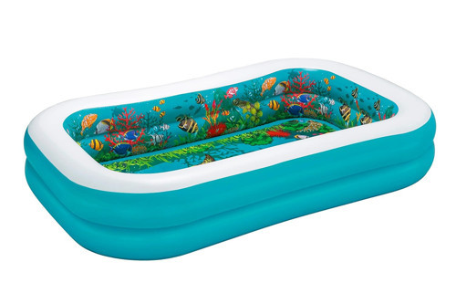 3D Undersea Adventure Şişirilebilir Havuzu 2,62 m x 1.75 m x 51 cm