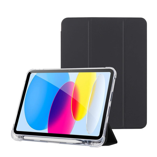 iPad 5 / 4 10.9 inç Uyumlu Kılıf, Pencil Kalemlikli, Trifold, Esnek
