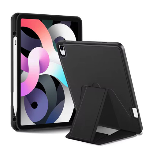 S9 FE ile uyumlu Kılıf Lüks Kadife İç Kaplamalı S9 FE Suni Deri, Mıknatıslı V- Stand Tablet Arka Kapak (, S9 FE)
