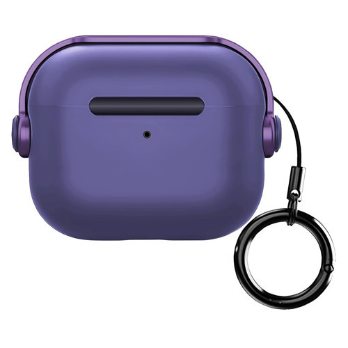 Airpods / 2 DjPods Sert Malzemeli Kilitli Kapak Askı Aparatlı Airpods / 2 Uyumlu Kılıf ( - )