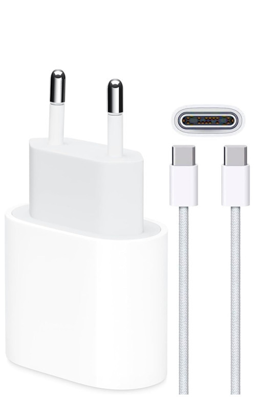 iPhone 35W USB-C iPhone 17/16/15/ // PD Güç Adaptörü Kablo Set GaN (Şarj Isısını Azaltır) Type-C Şarj Cihazı - Xiaomi Uyumlu & iPad & Macbook