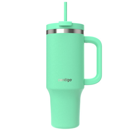 Üniseks Yetişkin Streeterville Tumbler Pipetli Yalıtımlı Su Şişesi, 1.2L, Açık Yeşil