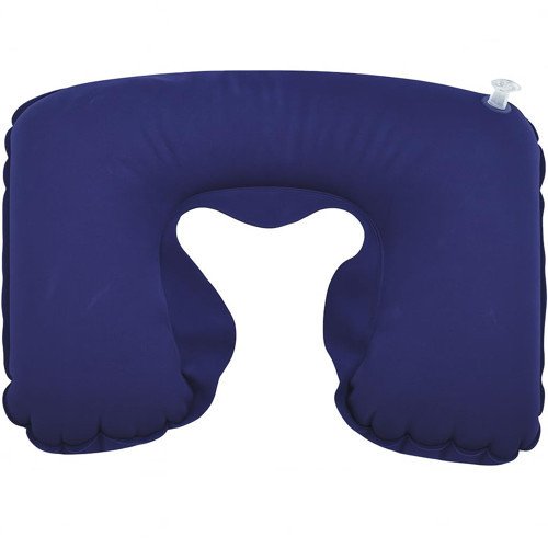Şişme Seyahat Boyun Yastığı, Ergonomik Travel Neck , Katlanabilir, Taşınabilir, Uçak, Otobüs, Tren Yolculukları için Rahat Uyku Yastığı Lacivert