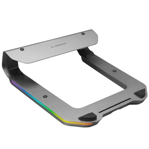ADS-T6U RAMP 4 Adet USB 3,0 HUB ile RGB Işıklı Alüminyum Dizüstü Bilgisayar Standı