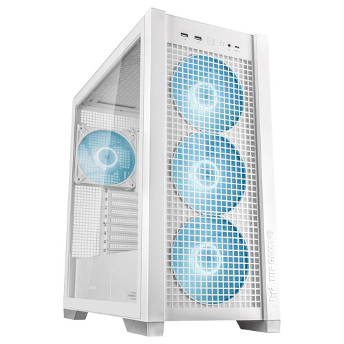 TUF GAMING GT302 TG ARGB SOĞUTMA SÖK TAK ÜST YAN PANELLER GİZLENMİŞ ANAKART BAĞLANTI DESTEĞİ 4 ADET 140 X 28 MM FAN E ATX (12"x10.9"), ATX, Micro-ATX, Mini-ITX - KASA
