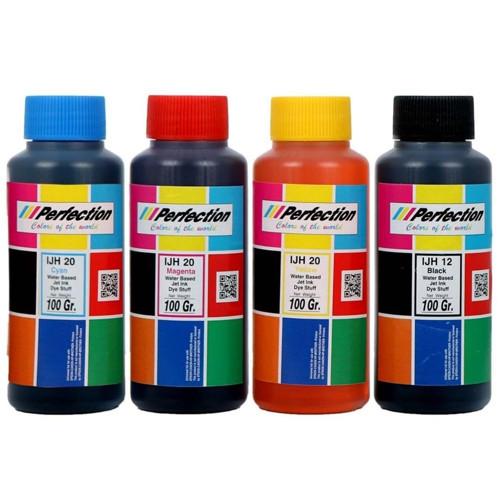 Uyumlu T Serisi Tanklı Yazıcılar Mürekkep Dolum Seti 4x100 gr.