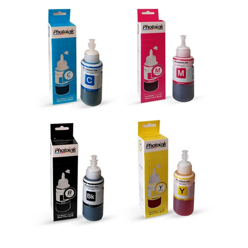 4X70 ML L Serisi Mürekkep, Epson Uyumlu 4 Renk Takim - L100/L110/L200/L210/L220/L300/L310/L355/L365/L455/L550/L565/L800/L810/L850/L1300/L1800/ L382/L386/L455/1455/L3050/L3060/L3070